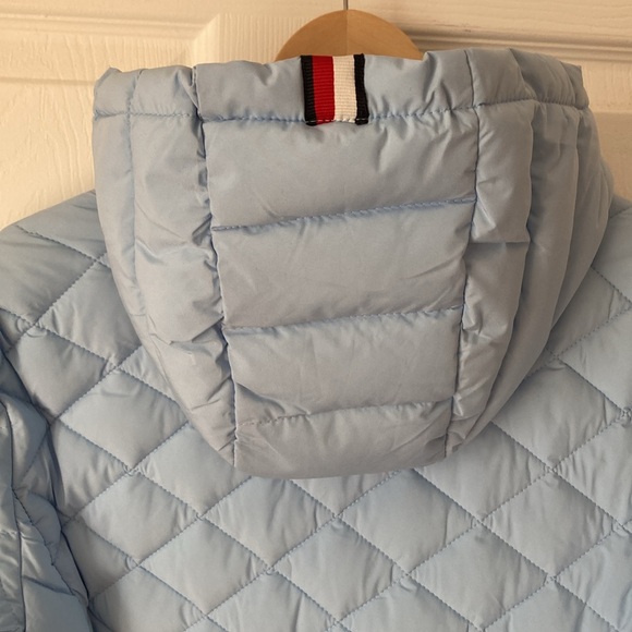 NWT Tommy Hilfiger Puffer Coat Women's Sz M Blue Cerulean - Picture 8 of 11